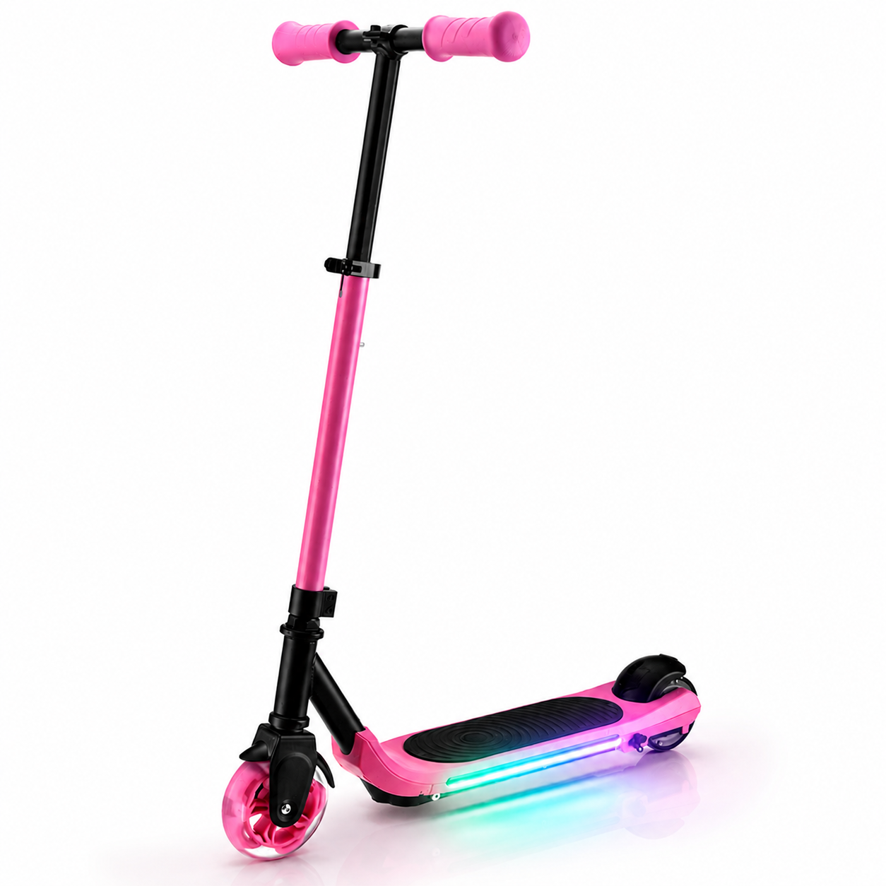 MONOPATIN ELECTRICO PLEGABLE E-SCOOTER 60W 24V2000MAH ROSADO - 1