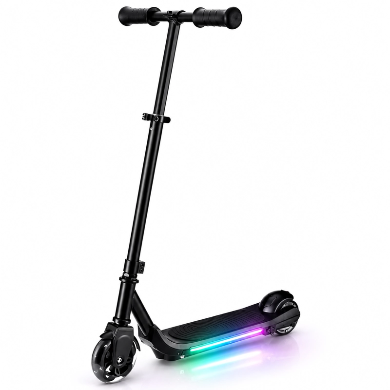 MONOPATIN ELECTRICO PLEGABLE E-SCOOTER 60W 24V2000MAH NEGRO - 1