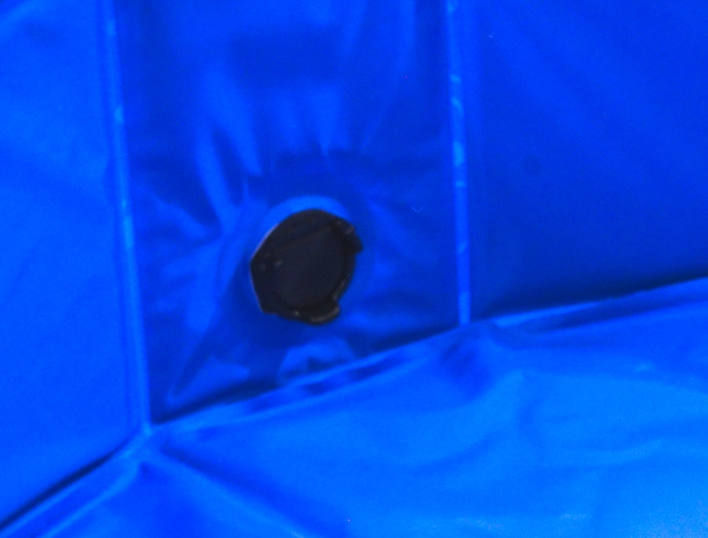 PISCINA BAÑERA PLEGABLE PARA MASCOTAS AZUL - 4