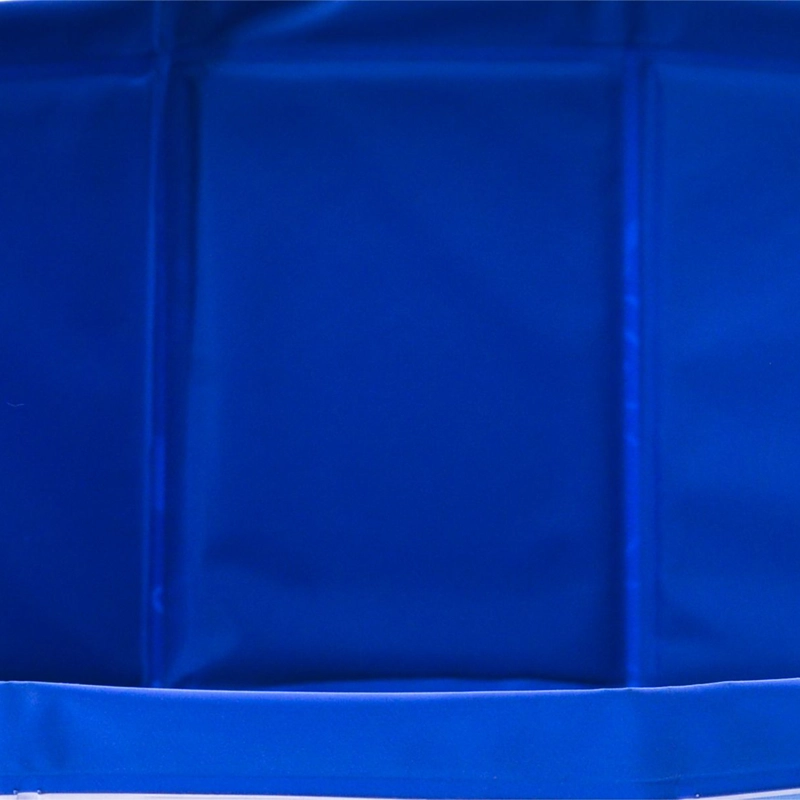 PISCINA BAÑERA PLEGABLE PARA MASCOTAS AZUL - 5