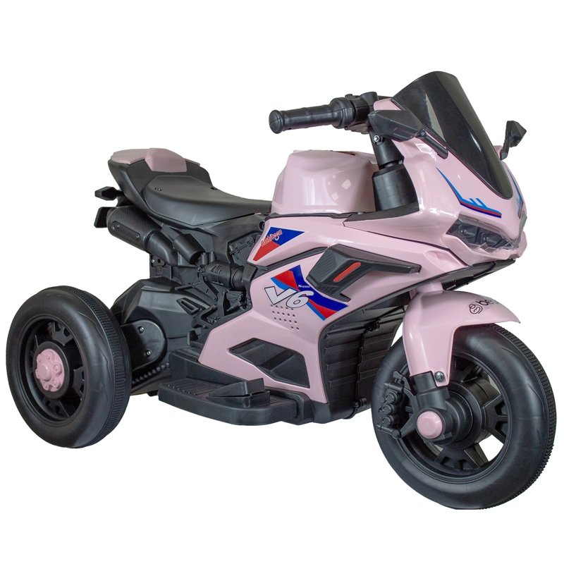 TRIMOTO MOTOGP NIÑAS INFANTIL 6V A BATERIA ROSA - 1