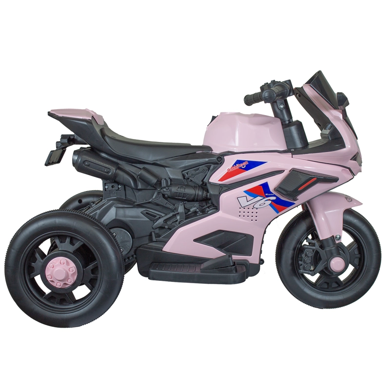 TRIMOTO MOTOGP NIÑAS INFANTIL 6V A BATERIA ROSA - 3