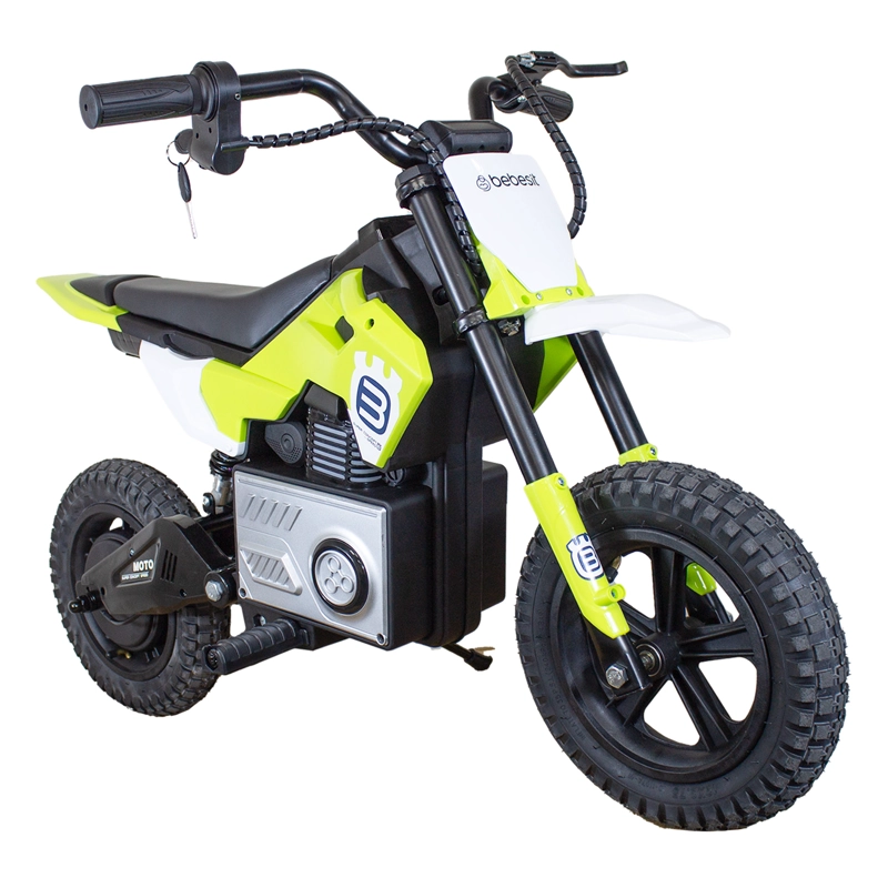 MOTO ELE CTRICA MINICROSS 24V NIÑOS Y NIÑAS INFANTIL VERDE - 1