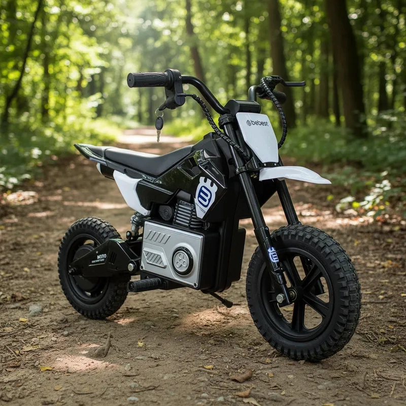 MOTO ELE CTRICA MINICROSS 24V NIÑOS Y NIÑAS INFANTIL NEGRO - 2