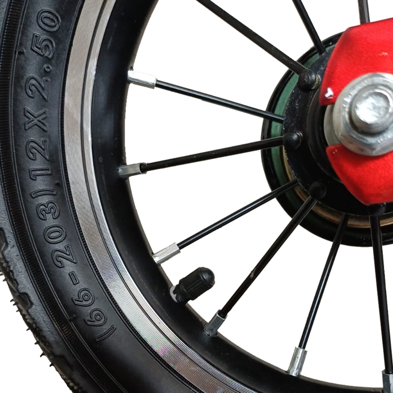 BICICLETA DE APRENDIZAJE NIÑOS Y NIÑAS INFANTIL FRENOS ROJA - 4
