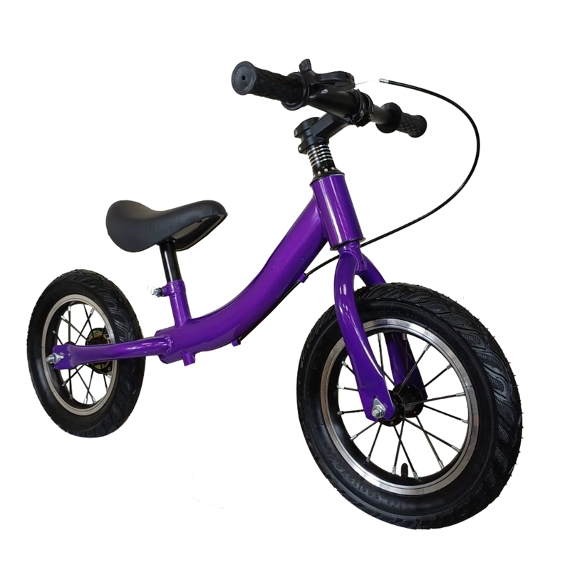BICICLETA DE APRENDIZAJE NIÑOS Y NIÑAS INFANTIL CON FRENOS MORADA - 1