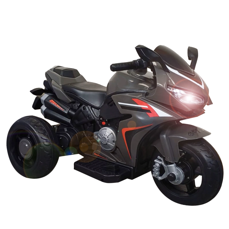 TRIMOTO BIGTRAIL NIÑOS INFANTIL 6V A BATERIA GRIS - 4