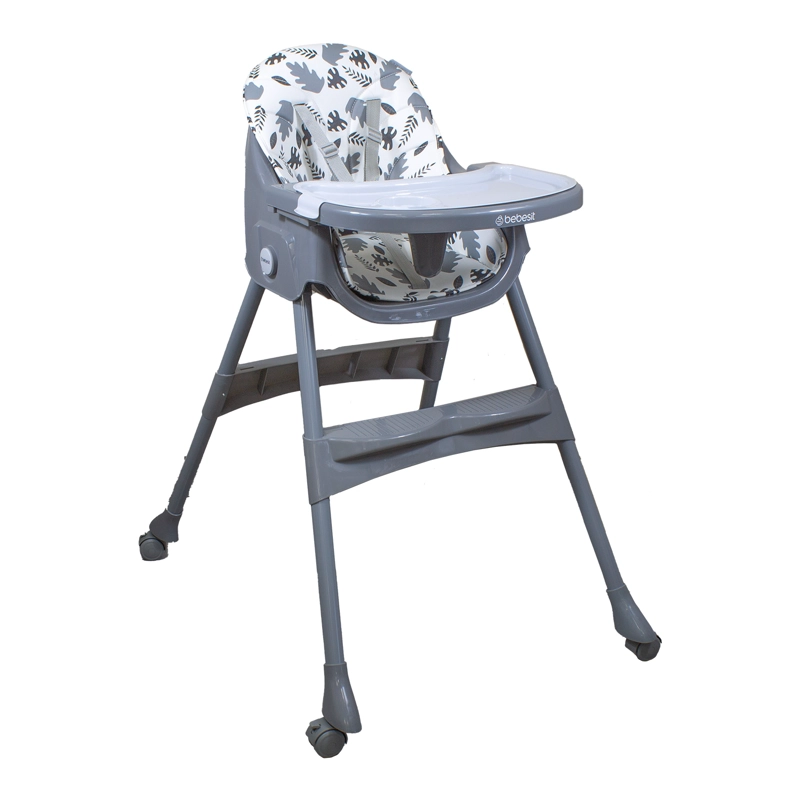 SILLA DE COMER STEPS GRIS BEBESIT - 1