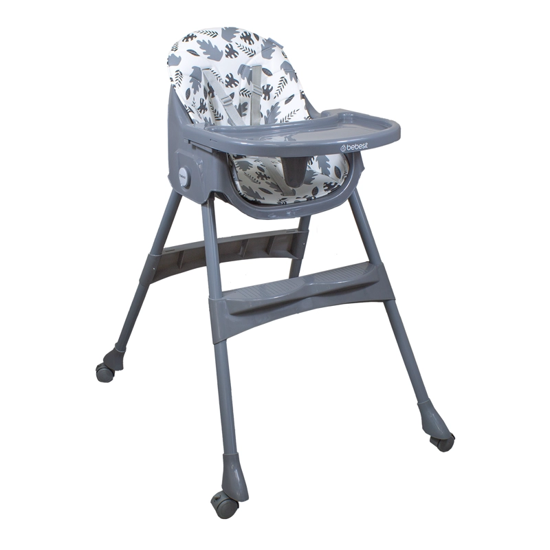 SILLA DE COMER STEPS GRIS BEBESIT - 2