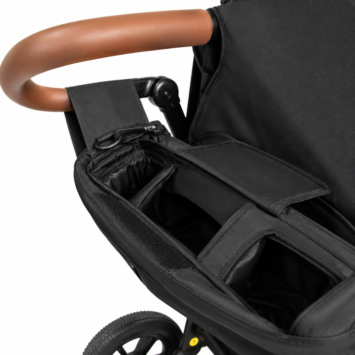 COCHE Y CARRO DE PASEO DOBLE WAGON DRAKAR NEGRO - 4