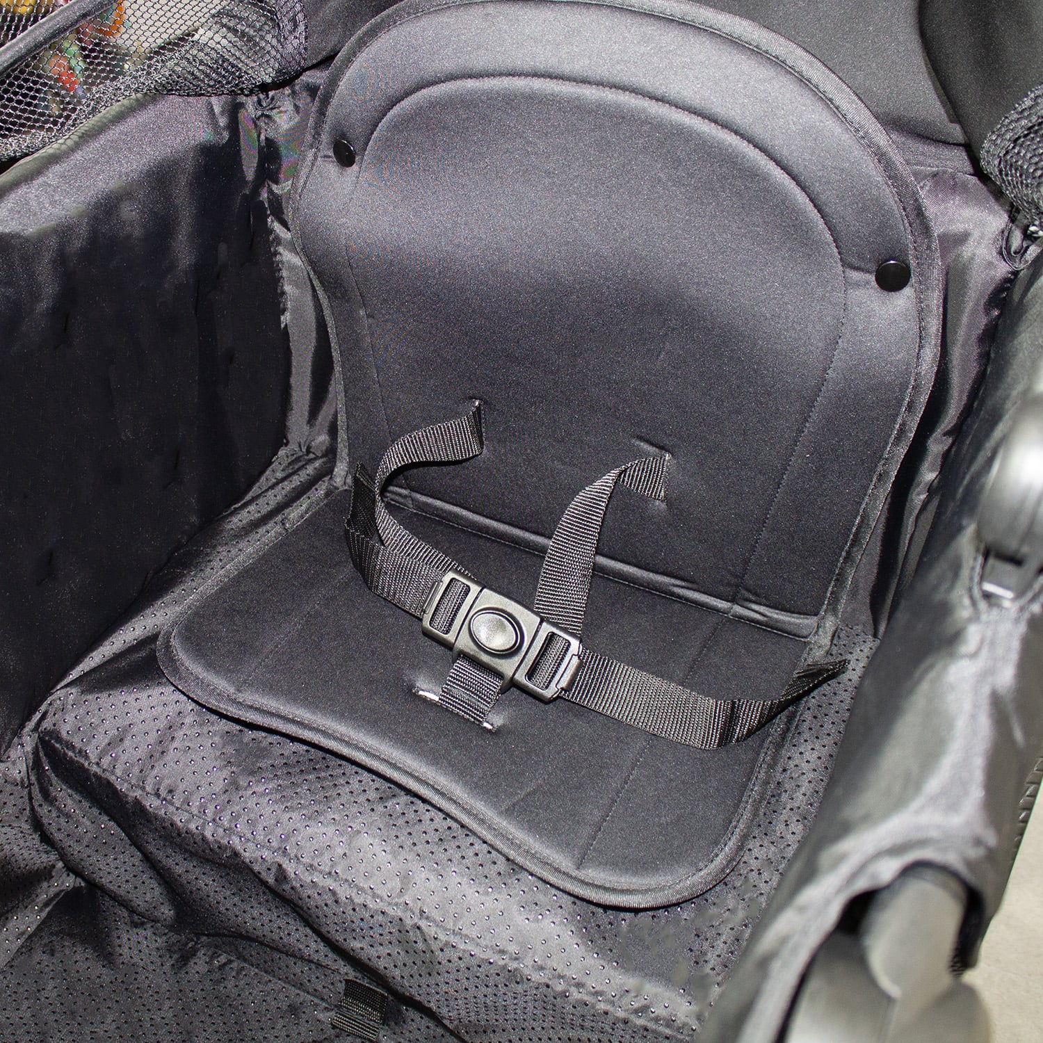 COCHE Y CARRO DE PASEO DOBLE WAGON DRAKAR NEGRO - 7