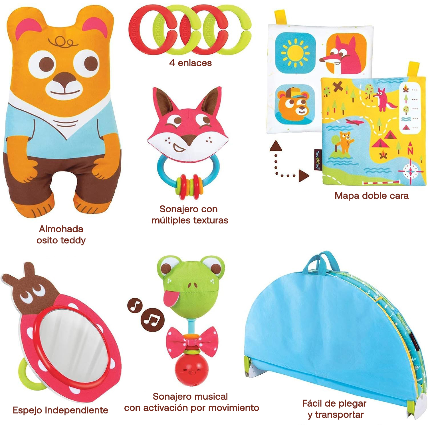 GIMNASIO INTERACTIVO GYMOTION PLAY 'N' NAP YOOKIDOO - 5