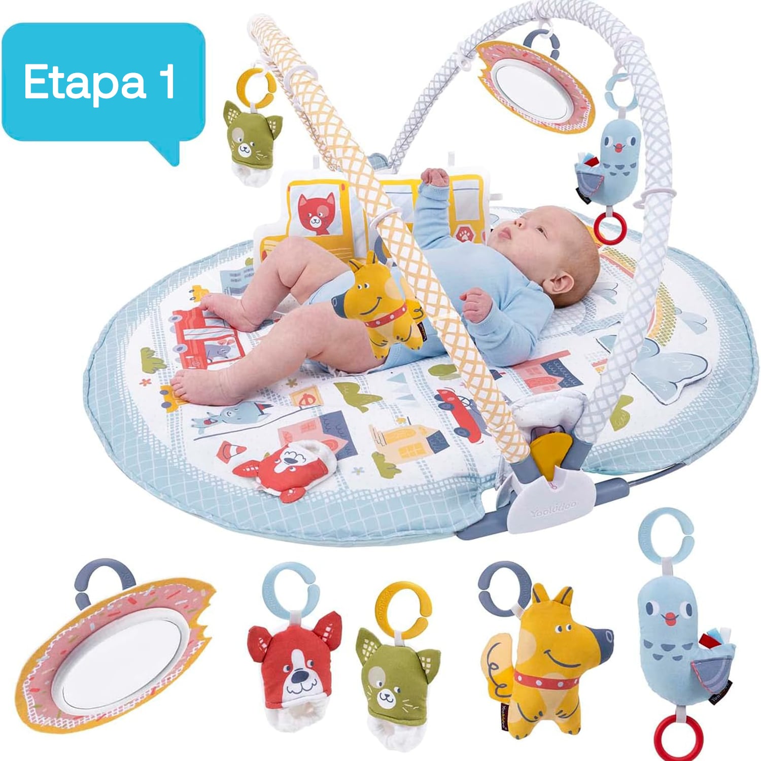 GIMNASIO INTERACTIVO URBAN GYMOTION LAY TO SIT-UP PLAY YOOKIDOO - 2