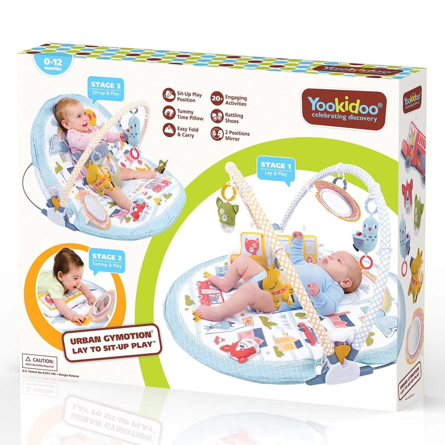 GIMNASIO INTERACTIVO URBAN GYMOTION LAY TO SIT-UP PLAY YOOKIDOO - 9