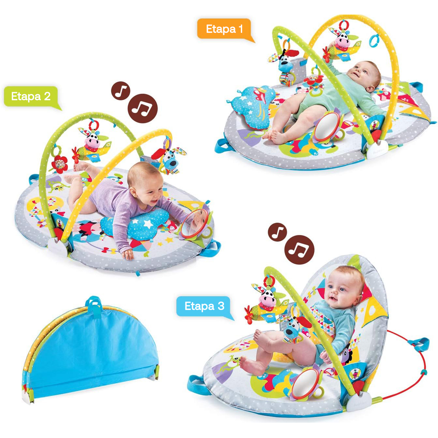 GIMNASIO INTERACTIVO GYMOTION LAY TO SIT-UP PLAY YOOKIDOO - 8
