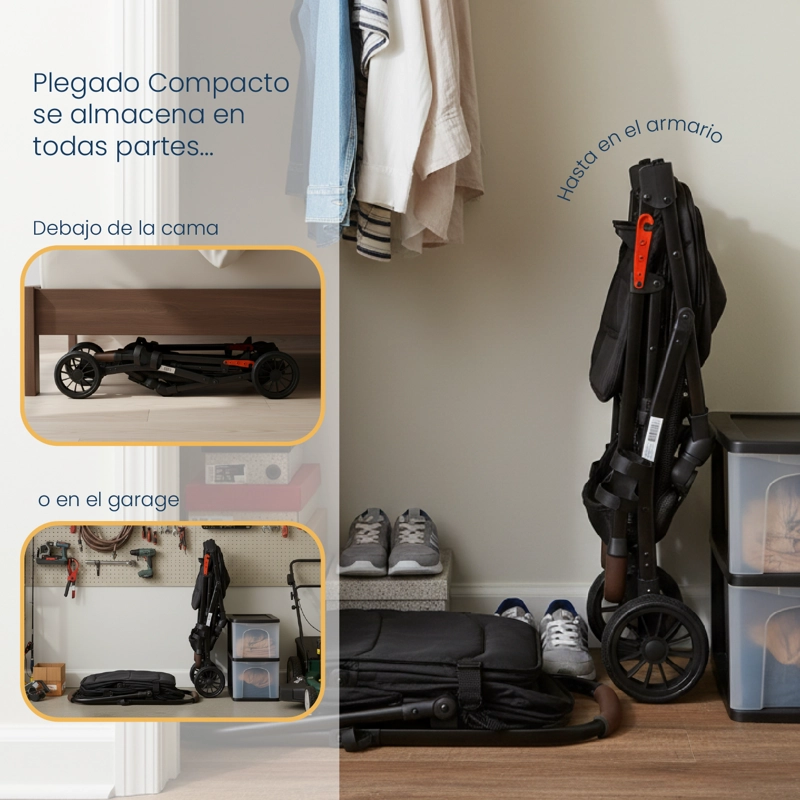 COCHE PARA MASCOTAS PREMIUM MAINE NEGRO - 5