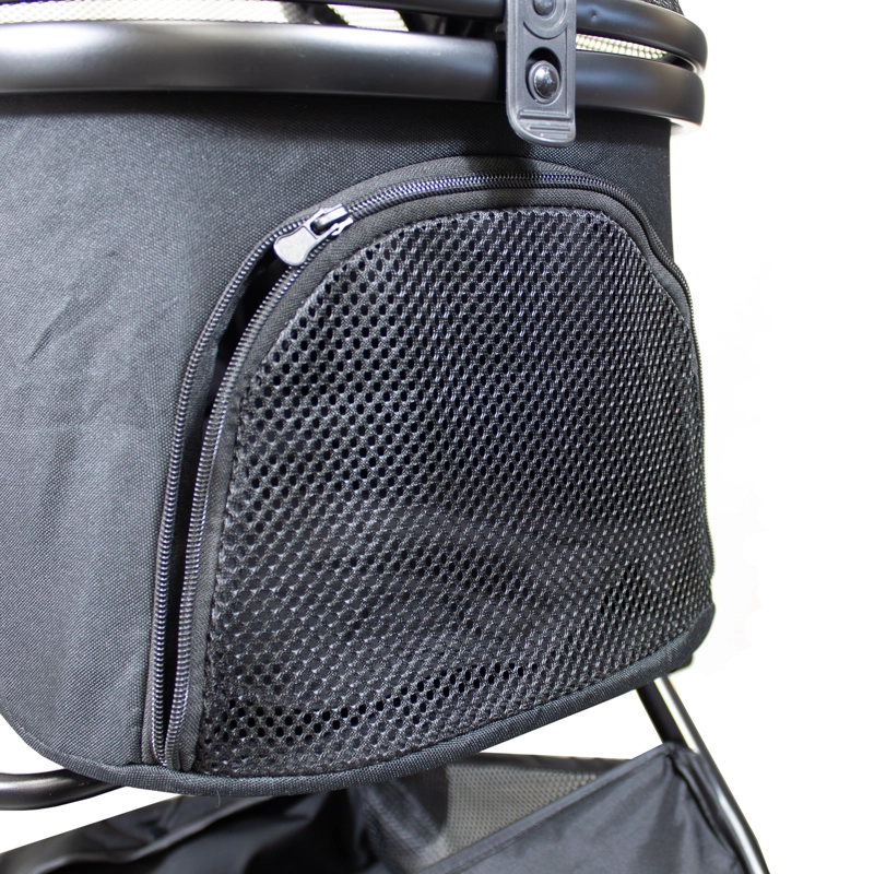 COCHE PARA MASCOTAS PREMIUM MAINE NEGRO - 7