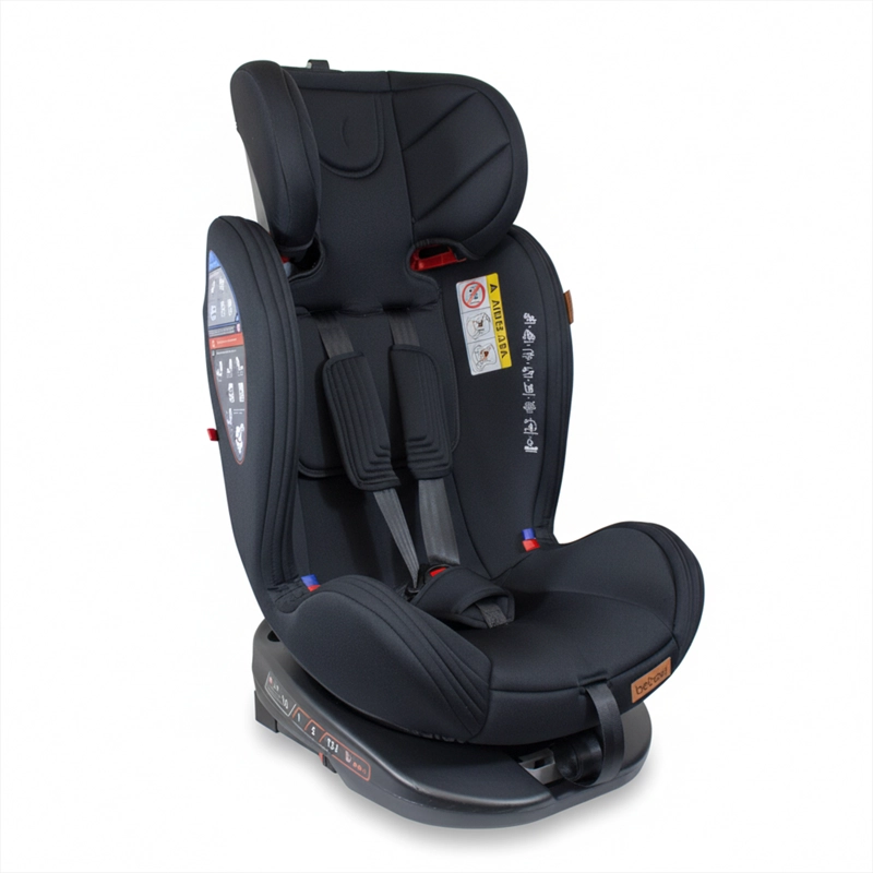 SILLA DE AUTO SATURN 360° PREMIUM BLACK - 4