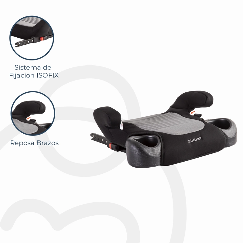 ALZADOR ISOFIX GRIS BEBESIT - 5