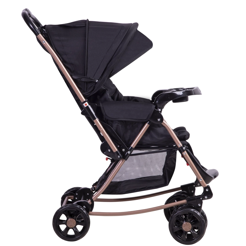 COCHE CUNA BALANCIN SX NEGRO DORADO BEBESIT - 3