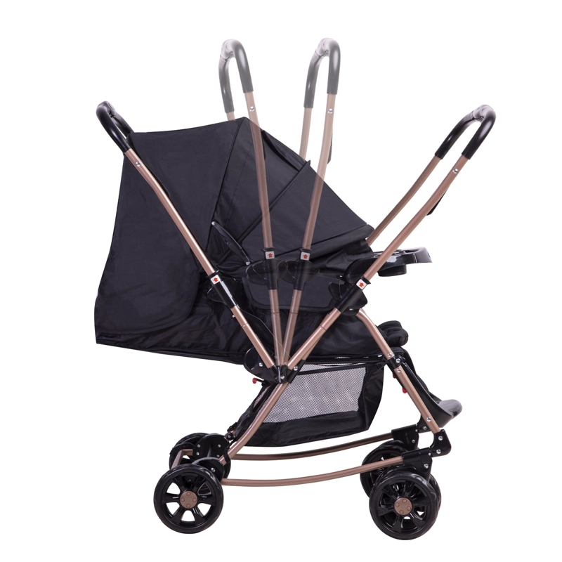 COCHE CUNA BALANCIN SX NEGRO DORADO BEBESIT - 8
