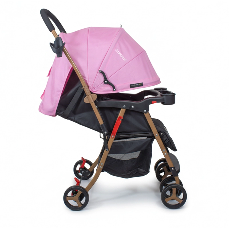 COCHE PASEO TWISTER GOLD ROSADO - 5
