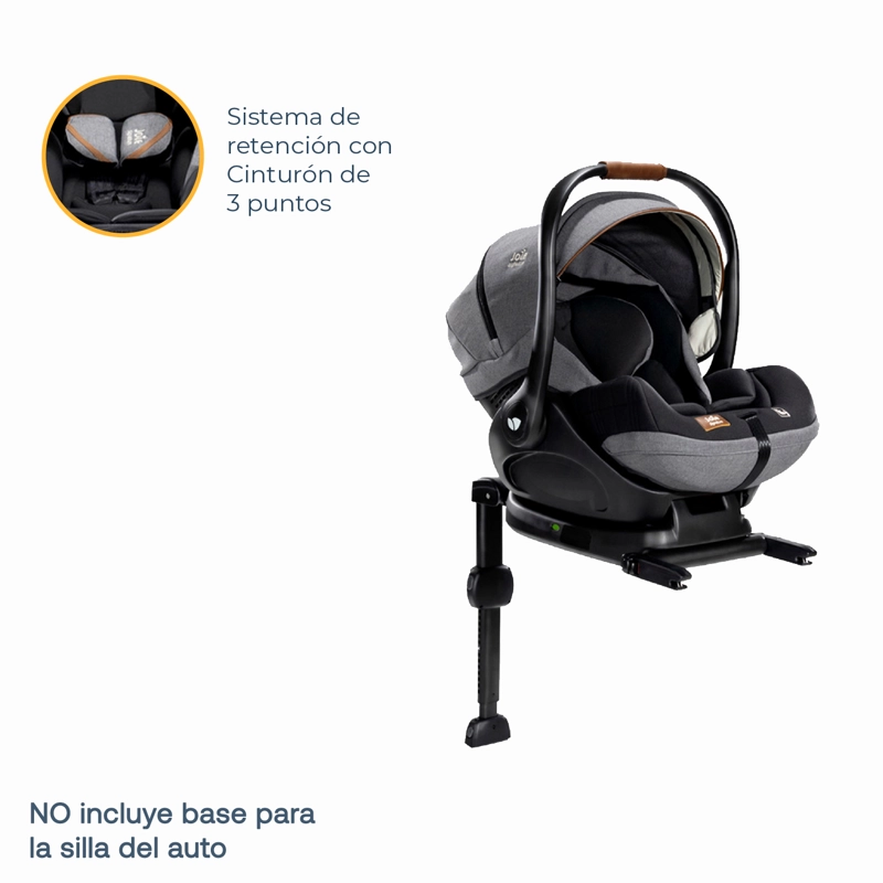 SILLA DE AUTO BEBE JOIE I-LEVEL CHARCOAL - 3