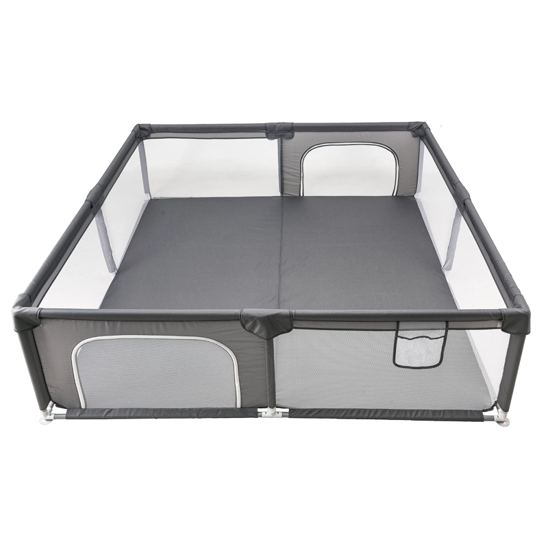CORRAL DE JUEGO INFANTIL BEBE S PLAYPEN 2X2M GRIS BEBESIT - 1