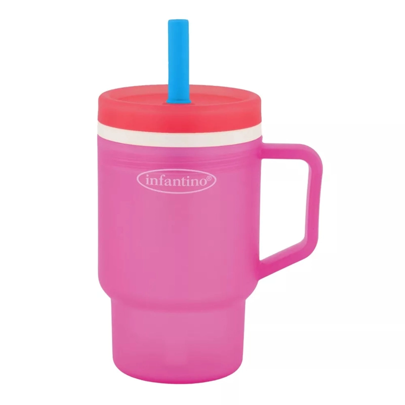 VASO ANTIDERRAME BOMBILLA MY 1ST TUMBLER 266ML FRAMBUESA - 1