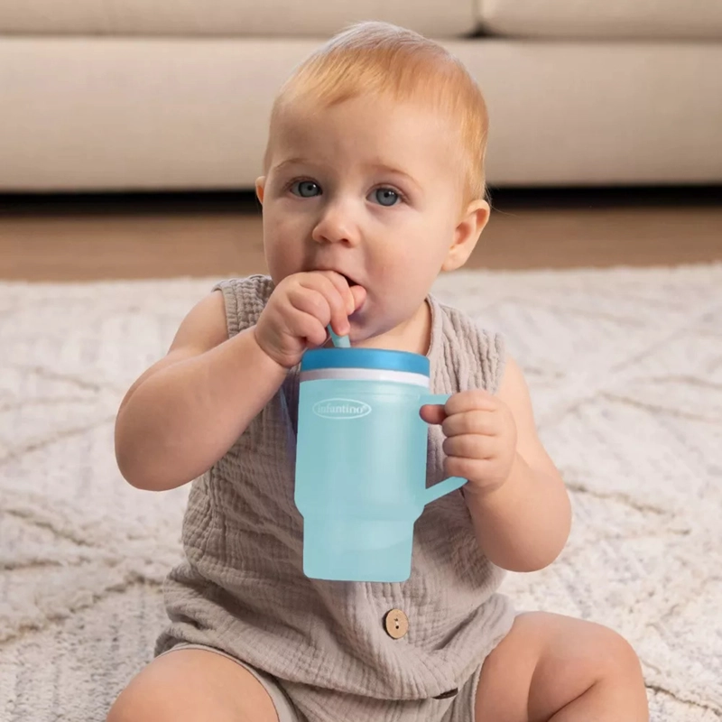 VASO ANTIDERRAME CON BOMBILLA MY1ST TUMBLER 266ML MOODY BLUE - 4