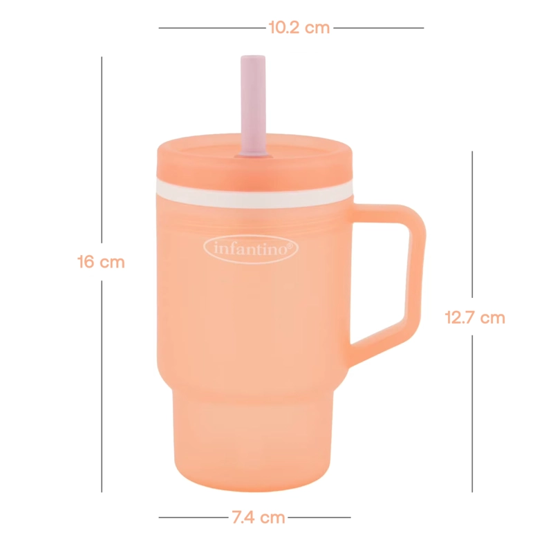 VASO ANTIDERRAME BOMBILLA MY1ST TUMBLER 266ML FLOR DE CEREZO - 6