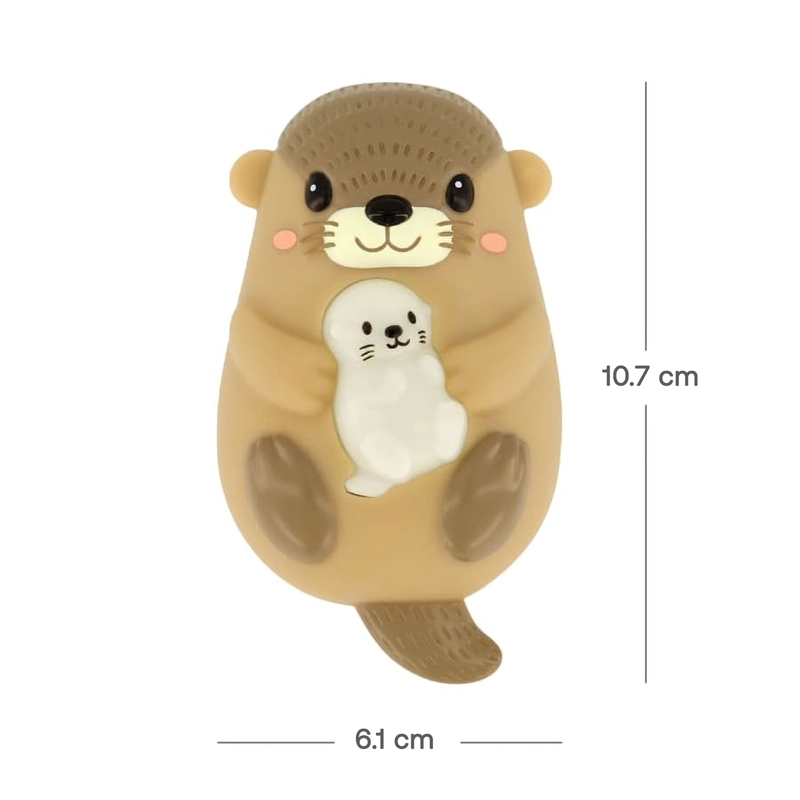 TERMOMETRO DE BAÑO NUTRIA RIGHT TEMP LIGHT UP OTTER - 5
