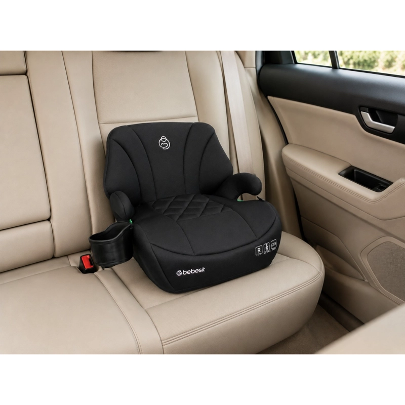 ALZADOR ISOFIX CON RESPALDO FAST FIX NEGRO - 4