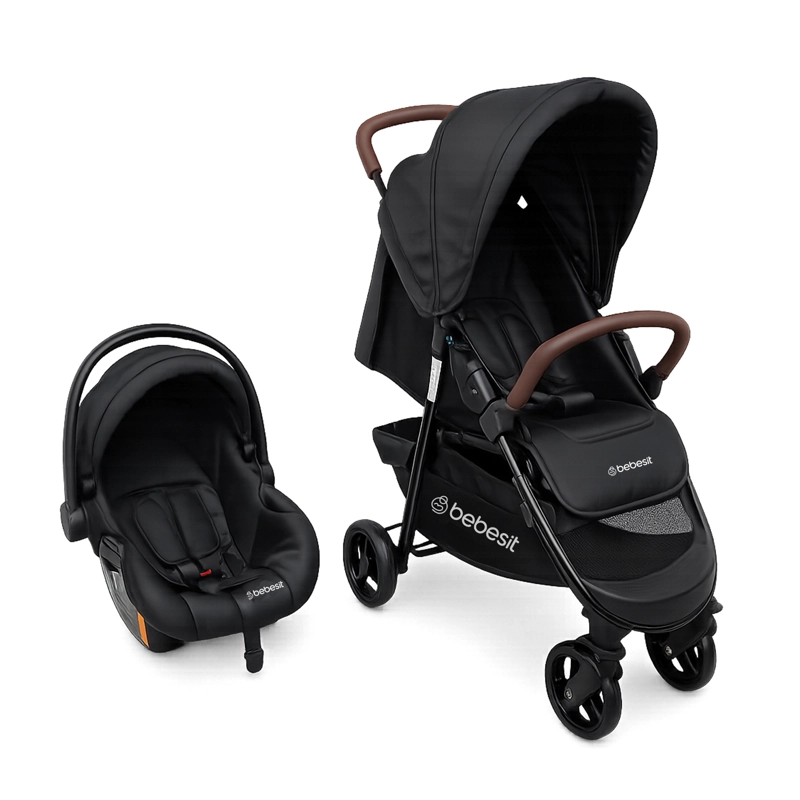 COCHE TRAVEL SYSTEM ELORA NEGRO - 1