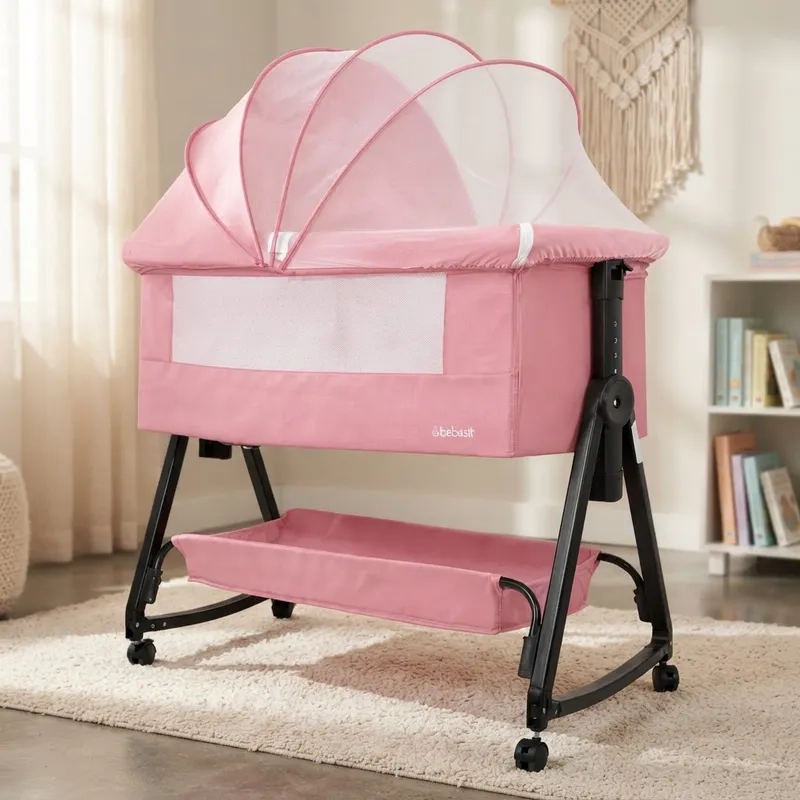 CUNA COLECHO CLOUD ROSADO - 2