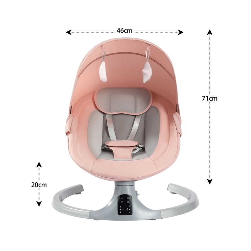 SILLA NIDO BOUNCER BABYSWING SMART ROSADO - 4