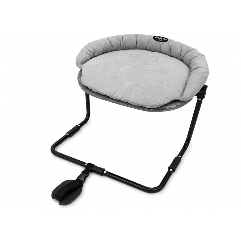 CAMA COLECHO PARA MASCOTAS OVAL RELAX GRIS BEEPET - 1