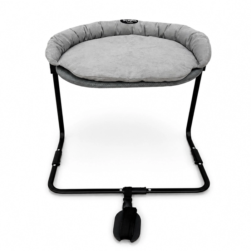 CAMA COLECHO PARA MASCOTAS OVAL RELAX GRIS BEEPET - 2
