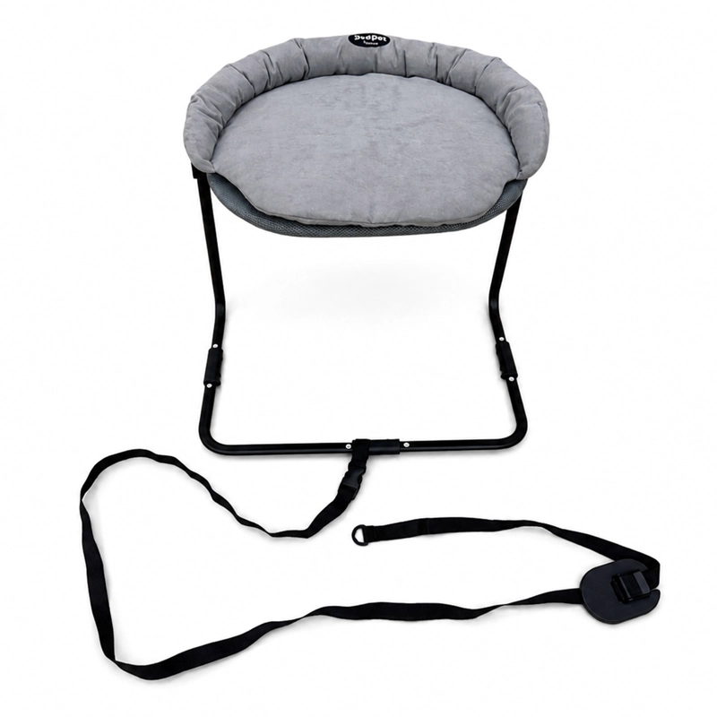 CAMA COLECHO PARA MASCOTAS OVAL RELAX GRIS BEEPET - 3