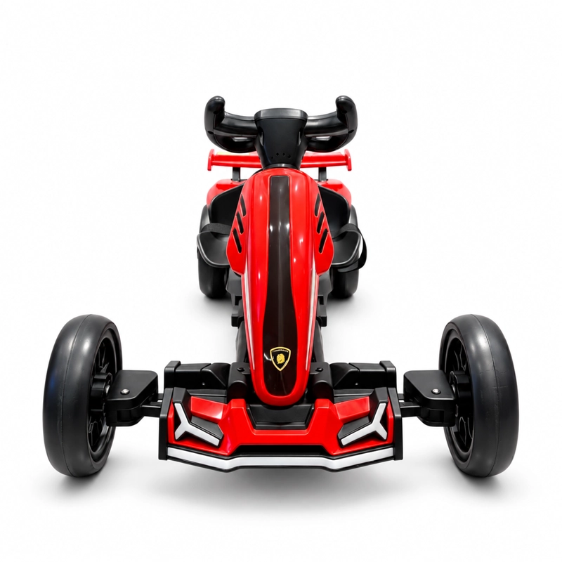 AUTO A BATERIA INFANTIL E-GOKART RACE4FUN ROJO - 2