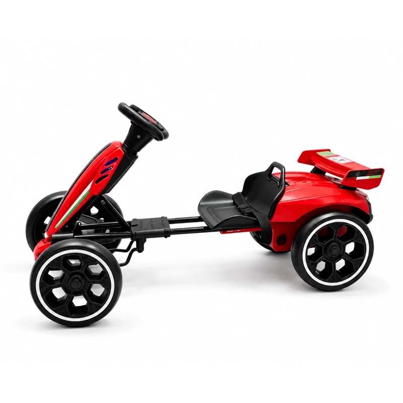 AUTO A BATERIA INFANTIL E-GOKART RACE4FUN ROJO - 3
