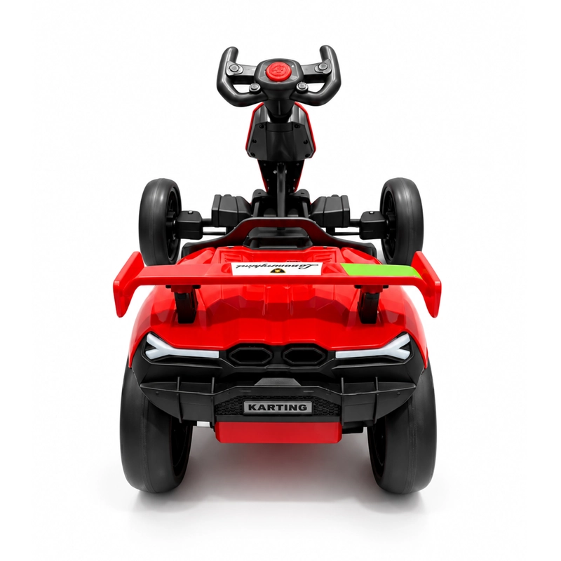 AUTO A BATERIA INFANTIL E-GOKART RACE4FUN ROJO - 4