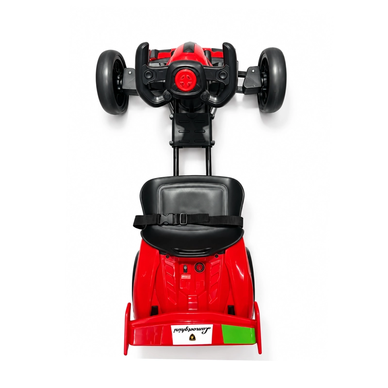 AUTO A BATERIA INFANTIL E-GOKART RACE4FUN ROJO - 5