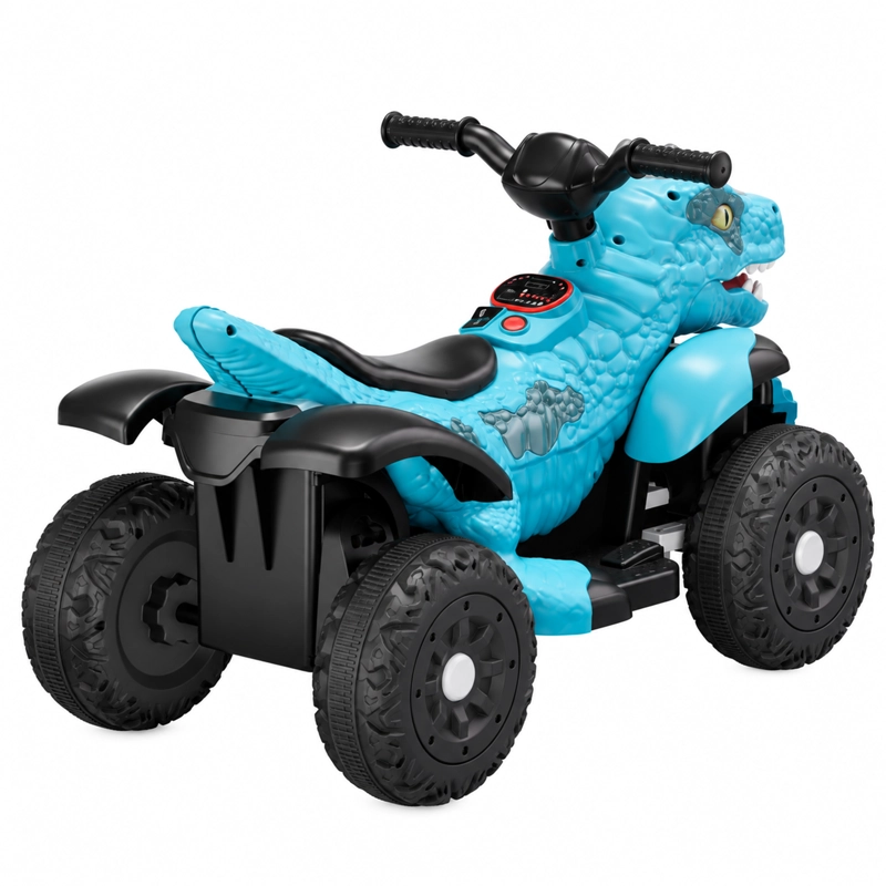 MOTO A BATERIA INFANTIL 4DINO ADVENTURE AZUL - 4