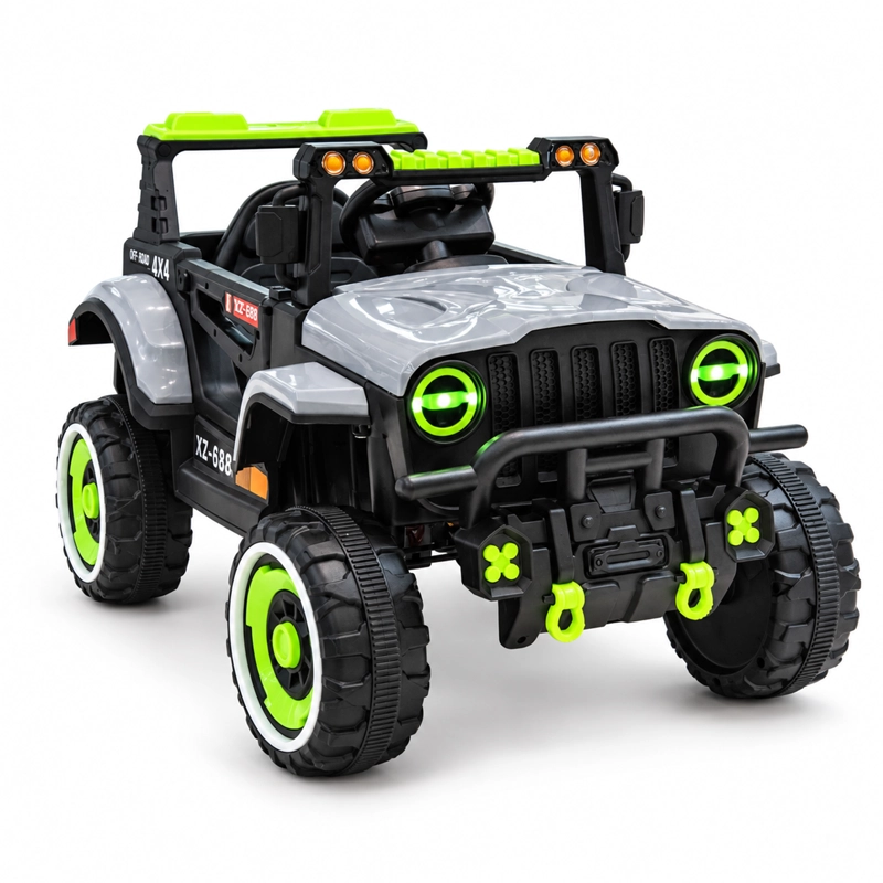 AUTO A BATERIA INFANTIL XCALIBUR GRIS - 1