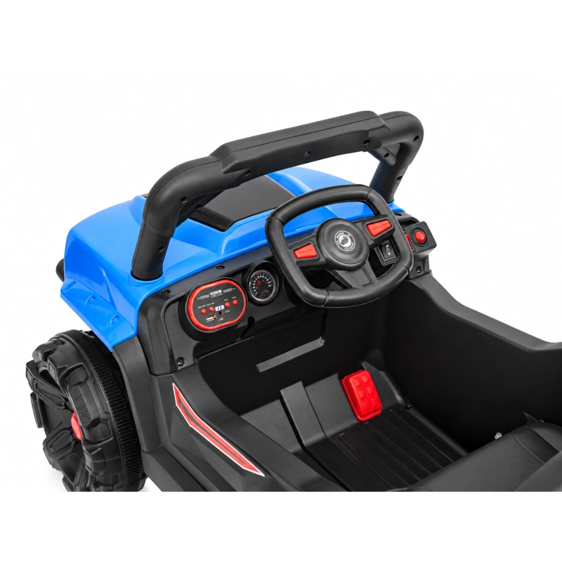 AUTO A BATERIA INFANTIL APPBUGGY AZUL - 5