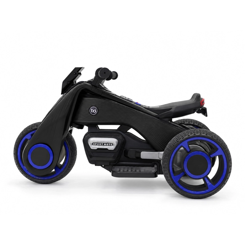 MOTO A BATERIA INFANTIL BWMOTOR NEGRA - 3