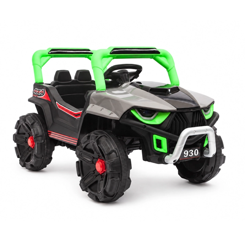 AUTO A BATERIA INFANTIL APPBUGGY VERDE - 1