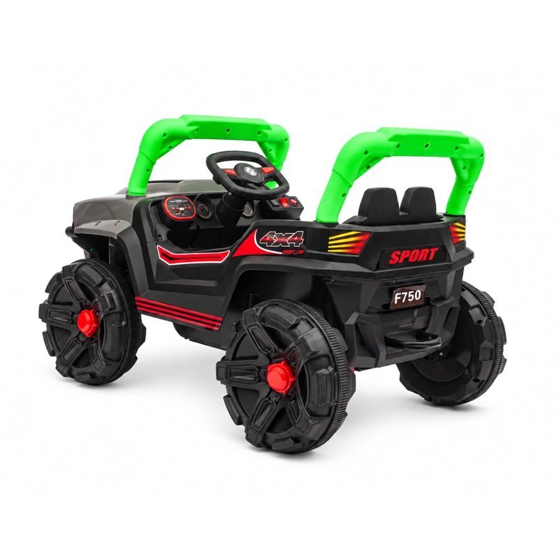 AUTO A BATERIA INFANTIL APPBUGGY VERDE - 4