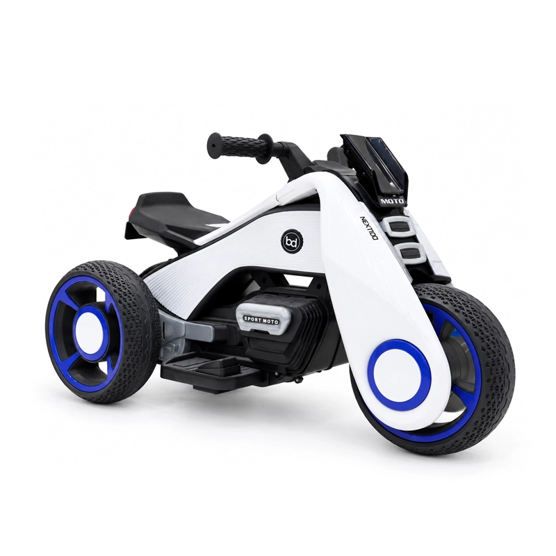 MOTO A BATERIA INFANTIL BWMOTOR BLANCA - 1